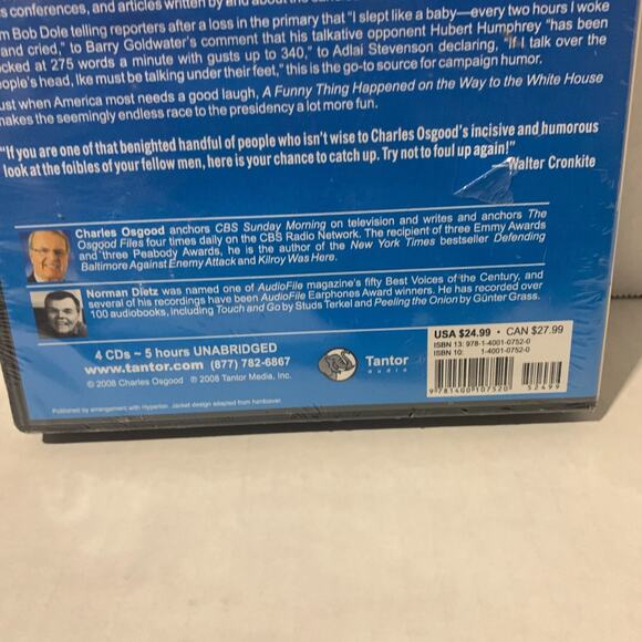 A Funny Thing Happened On The Way To The White House Audio CD Book 2008 Osgood - Picture 5 of 10